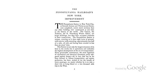 Cover for The New York Improvement and Tunnel Extension of the Pennsylvania Railroad