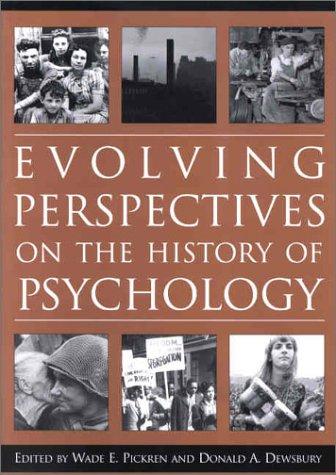 Cover for Evolving Perspectives on the History of Psychology