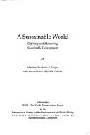 Cover for Sustainable World Defining and Measuring