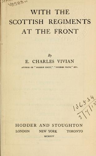 Cover for With the Scottish regiments at the front.