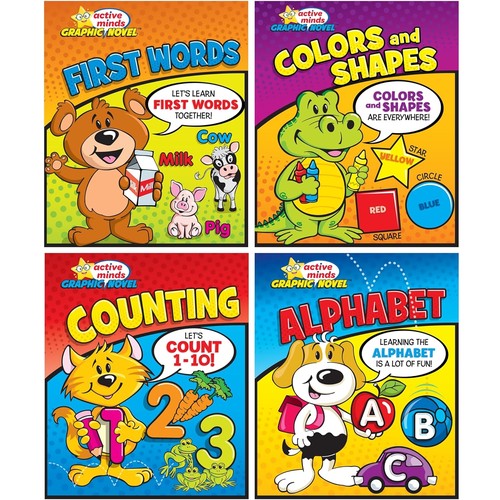 Cover for School and Library Active Minds Graphic Novels Read-Along Series