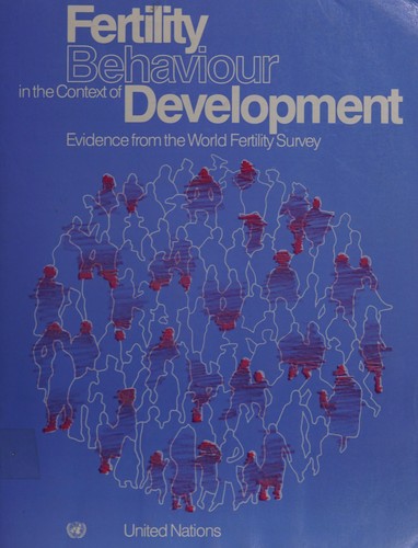 Cover for Fertility behaviour in the context of development