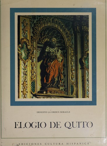 Cover for Elogio de Quito