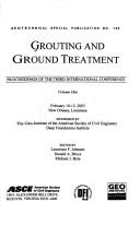 Cover for Grouting and ground treatment