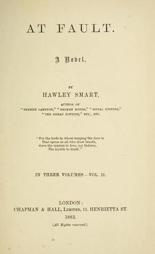 Cover for At fault