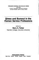 Cover for Stress and burnout in the human service professions