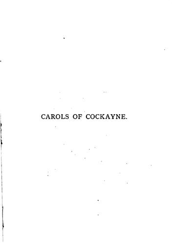 Cover for Carols of Cockayne