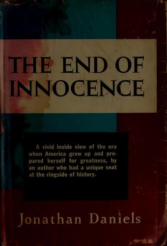 Cover for The end of innocence.