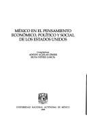 Cover for México en el pensamiento económico, político y social de los Estados Unidos