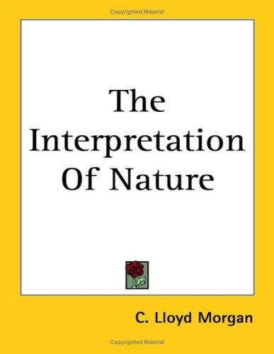 Cover for The Interpretation of Nature