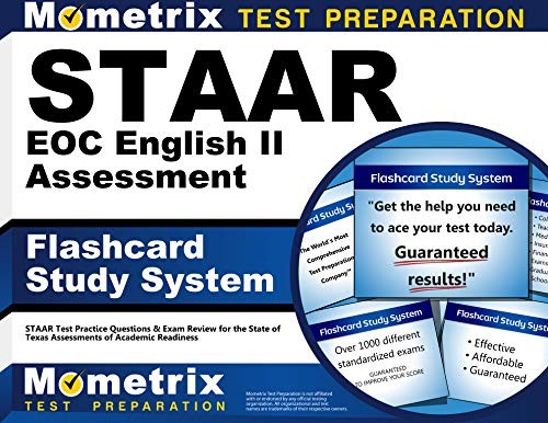 Cover for STAAR EOC English II Assessment Flashcard Study System