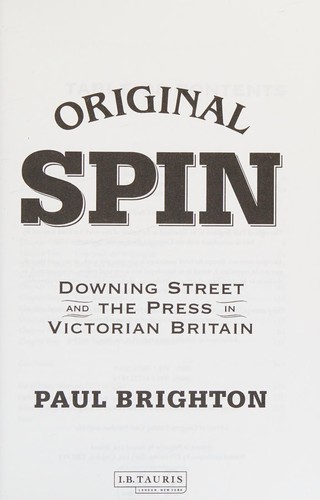 Cover for Original Spin