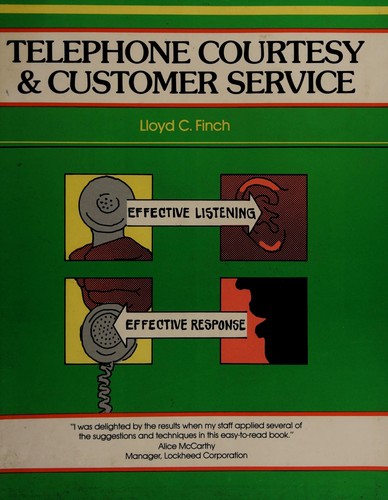 Cover for Telephone Courtesy and Customer Service Rev Ed