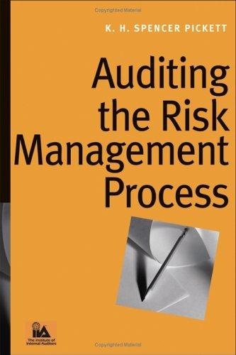 Cover for Auditing the Risk Management Process
