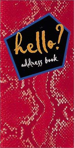 Cover for Hello? Address Book (Red Snake)