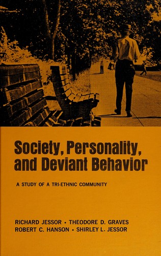Cover for Society, personality, and deviant behavior