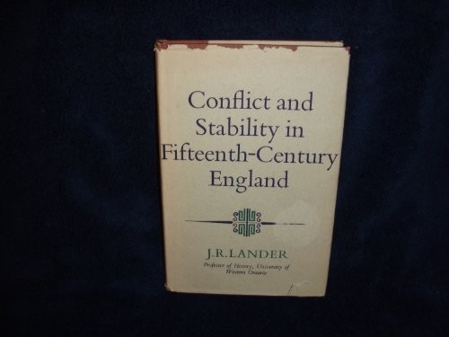 Cover for Conflict and stability in fifteenth-century England