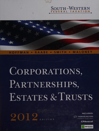 Cover for South-western federal taxation 2012