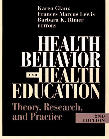 Cover for Health behavior and health education