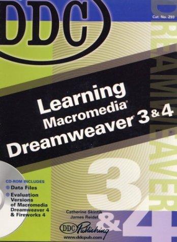 Cover for DDC Learning Macromedia Dreamweaver 3 & 4 (DDC Learning Series)