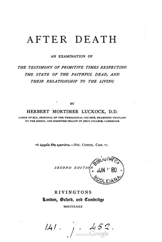 Cover for After Death