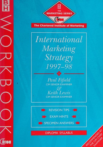 Cover for CIM Workbooks International Marketing Strategy 97/98 (Marketing Series)