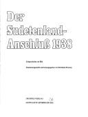 Cover for Der Sudetenland-Anschluss 1938