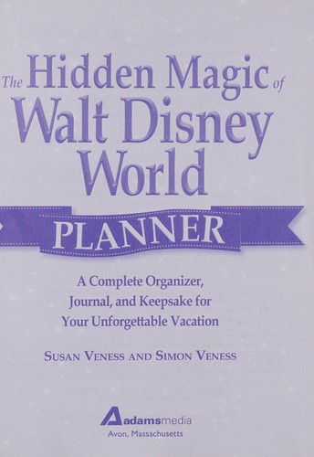 Cover for The hidden magic of Walt Disney World planner