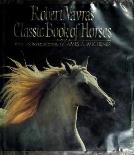 Cover for Robert Vavra's classic book of horses