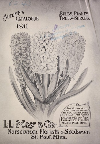 Cover for Autumn catalogue 1911
