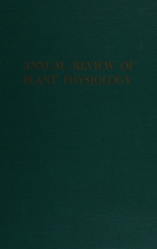 Cover for Annual review of plant physiology.