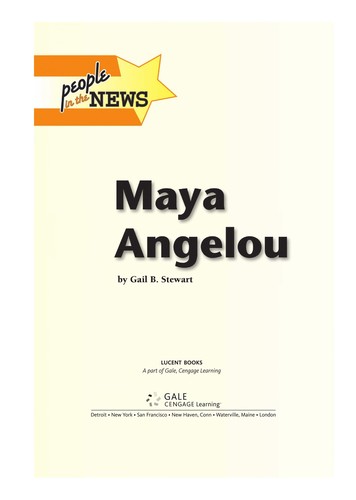 Cover for Maya Angelou
