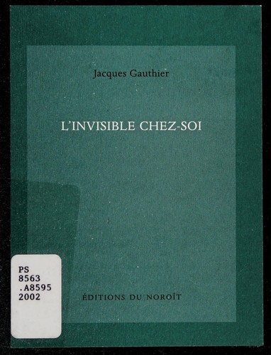 Cover for L'Invisible Chez Soi
