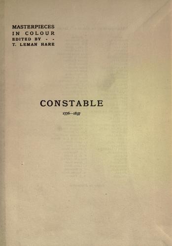 Cover for Constable.