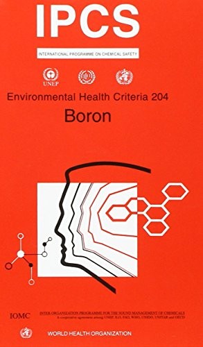 Cover for Boron (Environmental Health Criteria)