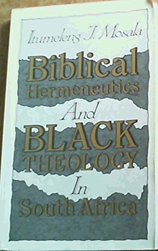 Cover for Biblical hermeneutics and black theology in South Africa