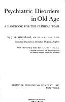 Cover for Psychiatric disorders in old age