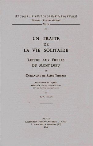 Cover for Un traité de la vie solitaire 