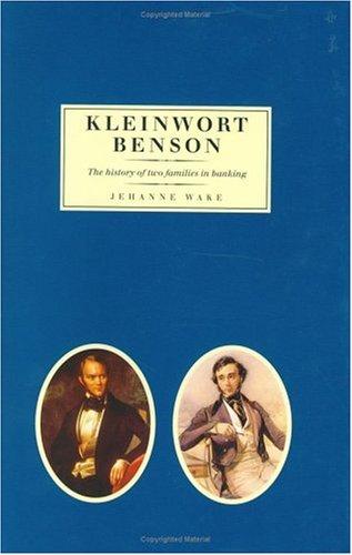 Cover for Kleinwort, Benson