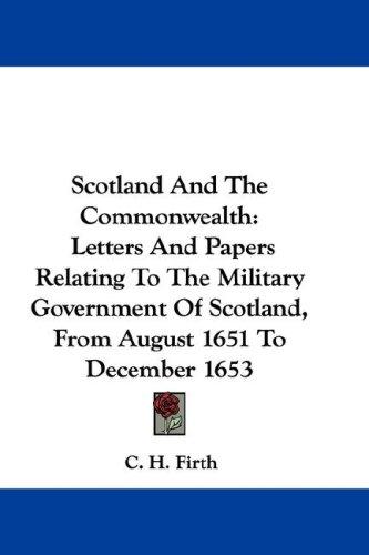 Cover for Scotland And The Commonwealth