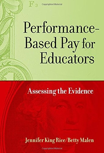 Cover for Performance-Based Pay for Educators