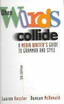 Cover for When words collide