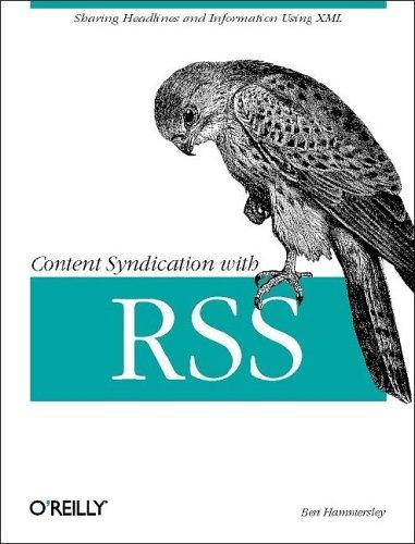 Cover for Content Syndication with RSS