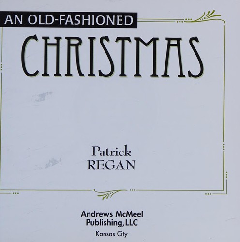 Cover for An old fashioned Christmas