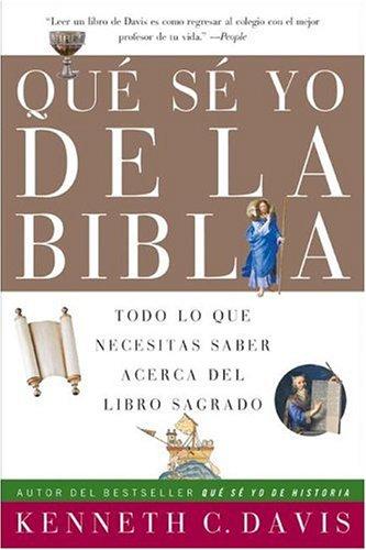 Cover for Que Se Yo de la Biblia