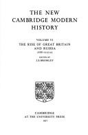 Cover for The New Cambridge Modern History