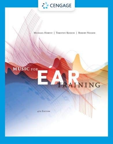 Cover for Music for Ear Training