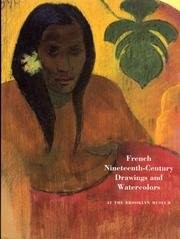 Cover for French nineteenth-century drawings and watercolors at the Brooklyn Museum