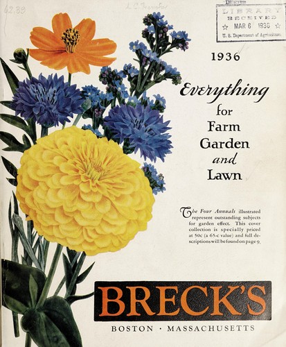Cover for Everything for farm, garden and lawn, 1936