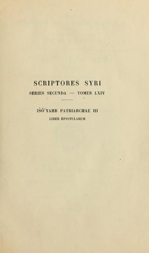 Cover for Liber epistolarum